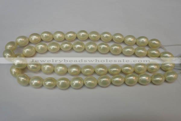 CSB880 15.5 inches 13*15mm nuggets shell pearl beads wholesale