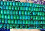 CSBS09 15 inches 6*10mm rondelle synthetic chrysocolla gemstone beads wholesale