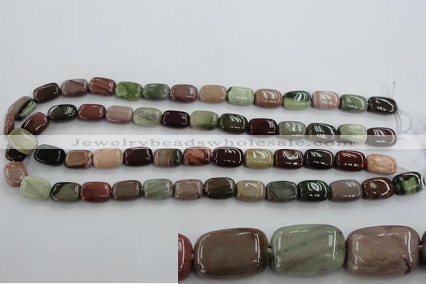 CSE5311 15.5 inches 8*14mm rectangle sea sediment jasper beads wholesale
