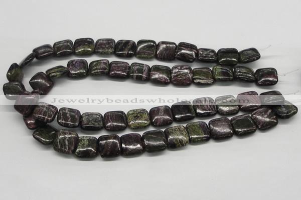 CSG59 15.5 inches 16*16mm square long spar gemstone beads wholesale