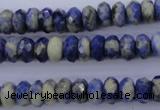 CSO33 15.5 inches 5*10mm faceted rondelle sodalite gemstone beads