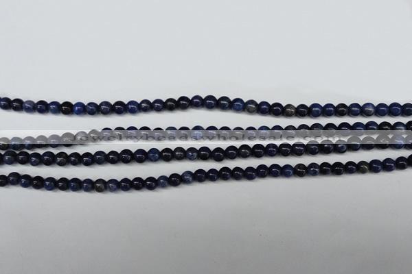 CSO400 15.5 inches 4mm round dyed sodalite gemstone beads