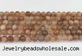 CSS763 15.5 inches 8mm round golden sunstone beads wholesale