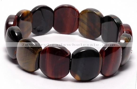 CTB25 7 inches 16*18mm tiger eye stretch bracelet wholesale