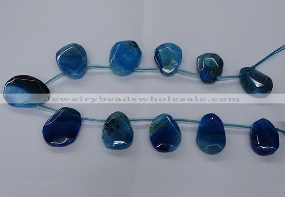 CTD2568 15.5 inches 18*25mm - 30*40mm freeform agate beads