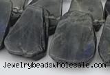 CTD334 Top drilled 15*20mm - 25*30mm freeform labradorite beads