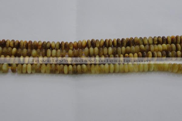 CTE1510 15.5 inches 4*6mm rondelle golden tiger eye beads