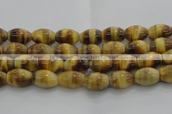 CTE1521 15.5 inches 18*25mm rice golden tiger eye beads wholesale