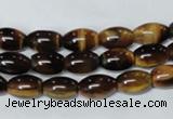 CTE159 15.5 inches 10*14mm rice yellow tiger eye gemstone beads
