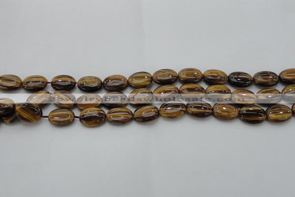 CTE1714 15.5 inches 10*14mm oval yellow tiger eye beads wholesale