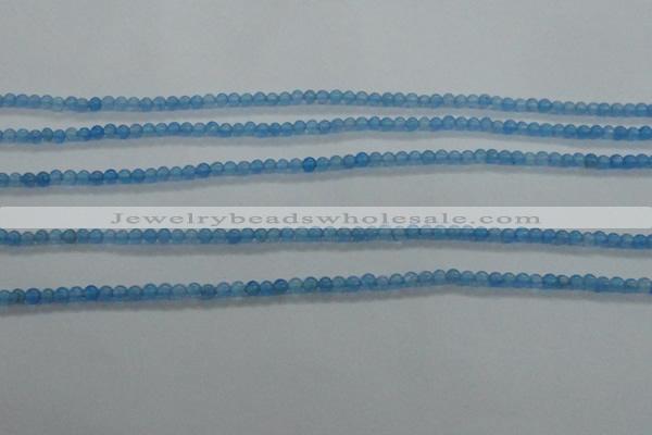 CTG439 15.5 inches 2mm round tiny dyed candy jade beads wholesale
