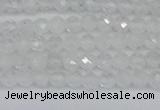 CTG604 15.5 inches 3mm faceted round white moonstone beads