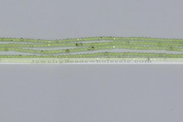CTG631 15.5 inches 2mm faceted round prehnite gemstone beads