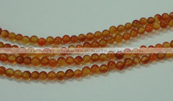 CTG78 15.5 inches 3mm round tiny red agate beads wholesale