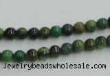 CTP02 15.5 inches 6mm round yellow green pine gemstone beads wholesale