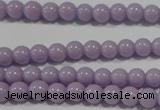 CTU1400 15.5 inches 3mm round synthetic turquoise beads
