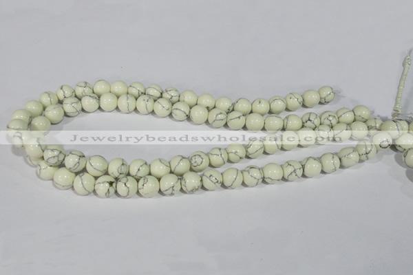 CTU1796 15.5 inches 14mm round synthetic turquoise beads