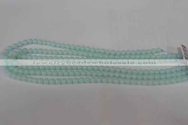 CTU2564 15.5 inches 6mm round synthetic turquoise beads