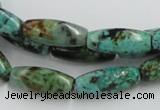 CTU409 15.5 inches 8*12mm rice African turquoise beads wholesale