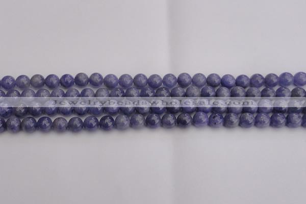 CTZ503 15.5 inches 8mm round natural tanzanite gemstone beads