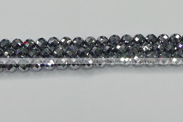 CTZ613 15.5 inches 10mm faceted round terahertz beads wholesale