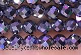 CTZ652 15.5 inches 3mm faceted round tiny terahertz beads