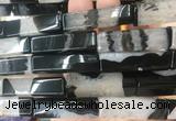 CUBS101 15 inches 12*40mm cuboid agate gemstone beads wholesale