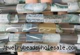 CUBS105 15 inches 10*20mm cuboid agate gemstone beads wholesale