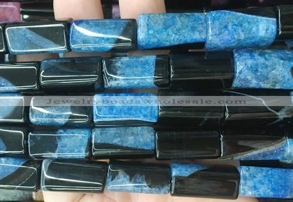 CUBS111 15 inches 10*20mm cuboid agate gemstone beads wholesale