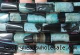 CUBS112 15 inches 10*20mm cuboid agate gemstone beads wholesale