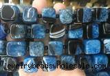 CUBS131 15 inches 14*15mm cube agate gemstone beads wholesale