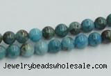 CYQ51 15.5 inches 6mm round dyed pyrite quartz beads wholesale