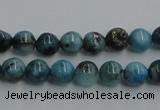 CYQ52 15.5 inches 8mm round dyed pyrite quartz beads wholesale