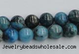 CYQ53 15.5 inches 10mm round dyed pyrite quartz beads wholesale
