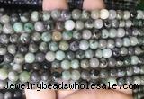 EMBS02 15 inches 6mm round emerald gemstone beads wholesale