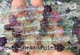 FGBS296 15 inches 10mm carved flower fluorite gemstone beads