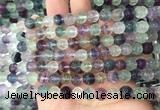 FLBS25 15 inches 8mm carved Lotus flower fluorite beads wholesale