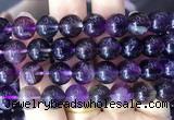 FLBS30 15 inches 10mm round purple fluorite beads wholesale