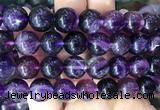 FLBS31 15 inches 12mm round purple fluorite beads wholesale