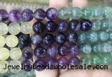 FLBS37 15 inches 10mm round colorful fluorite beads wholesale
