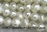 FWP11 14.5 inches 2.8mm potato white freshwater pearl strands
