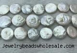 FWP381 15 inches 18mm - 20mm coin freshwater pearl beads