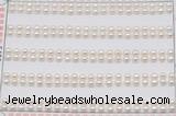 FWP450 half-drilled 3-3.5mm bread freshwater pearl beads