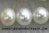 FWP73 15 inches 7mm - 8mm potato white freshwater pearl strands