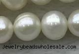 FWP80 15 inches 7mm - 8mm potato white freshwater pearl strands