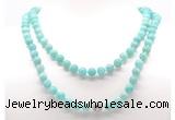 GMN8038 18 - 36 inches 8mm, 10mm amazonite 54, 108 beads mala necklaces