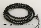 GNBS32 10mm black sandalwood 108 mala beads wrap bracelet necklace