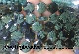 HABS24 15 inches 12mm faceted hexagon kambaba Jasper beads wholesale