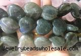 HGBS106 15 inches 28mm heart labradorite gemstone beads wholesale