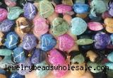 HGBS156 15 inches 20*20mm heart Agate gemstone beads wholesale